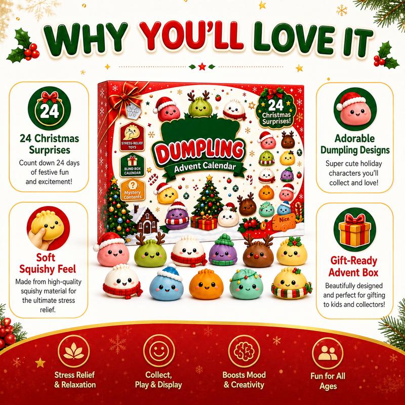 Dumpling Squishy Advent Calendar 2026